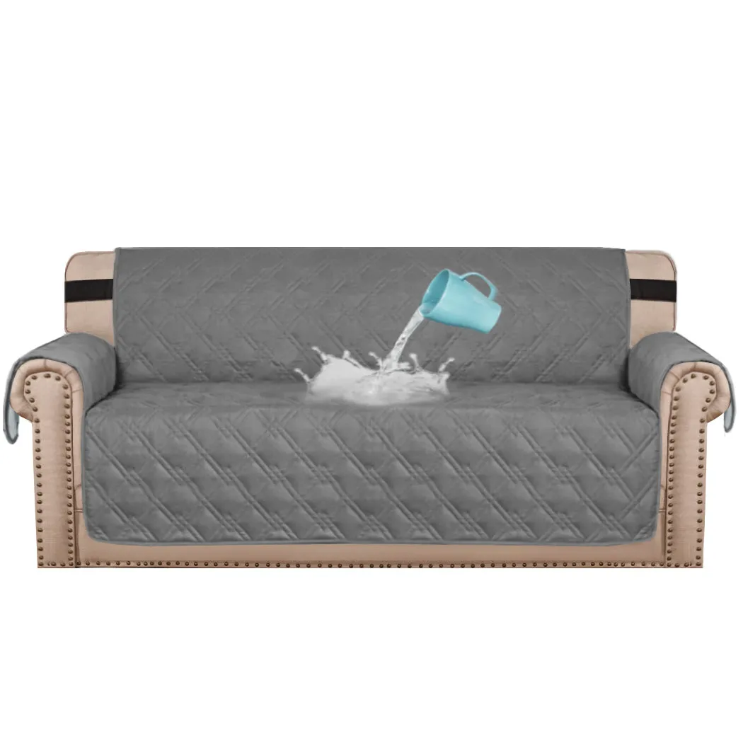 100% Waterproof Sofa Covers Couch Covers Slip Covers for Dogs with Strap 1/2/3/4