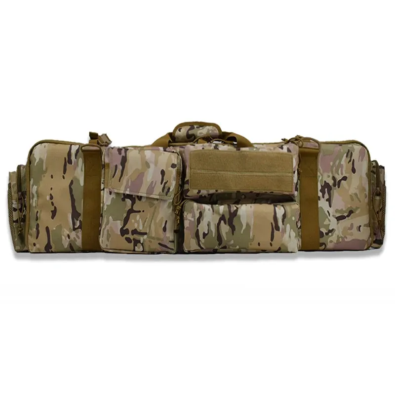 1000D Nylon Tactical Hunting Backpack Dual Rifle Square Carry Bag With Shoulder Strap Airsoft Gun Protection Case