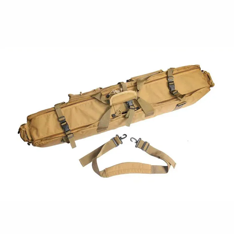 1000D Nylon Tactical Hunting Backpack Dual Rifle Square Carry Bag With Shoulder Strap Airsoft Gun Protection Case