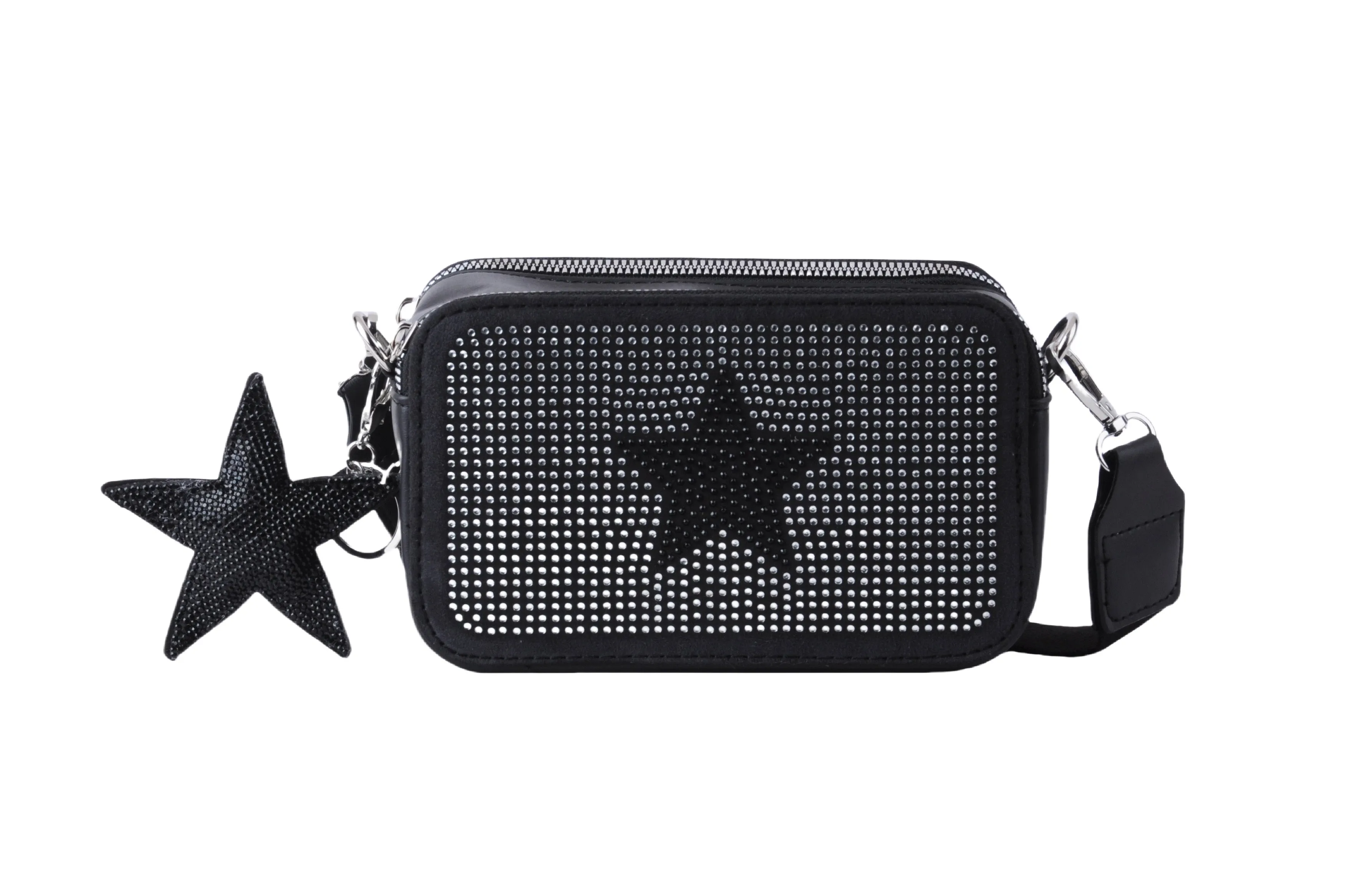 1721 - Camera Bag with Star and Rhinestones