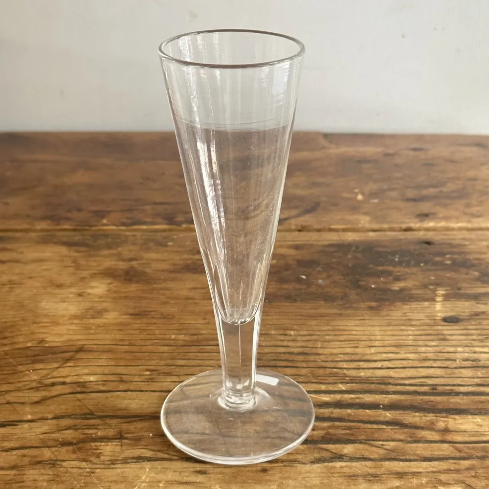 19th Century French Antique Champagne Flute (No. g17)