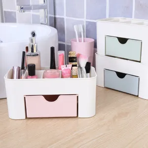 2 pcs Brand New High-quality Plastic Makeup Organizer