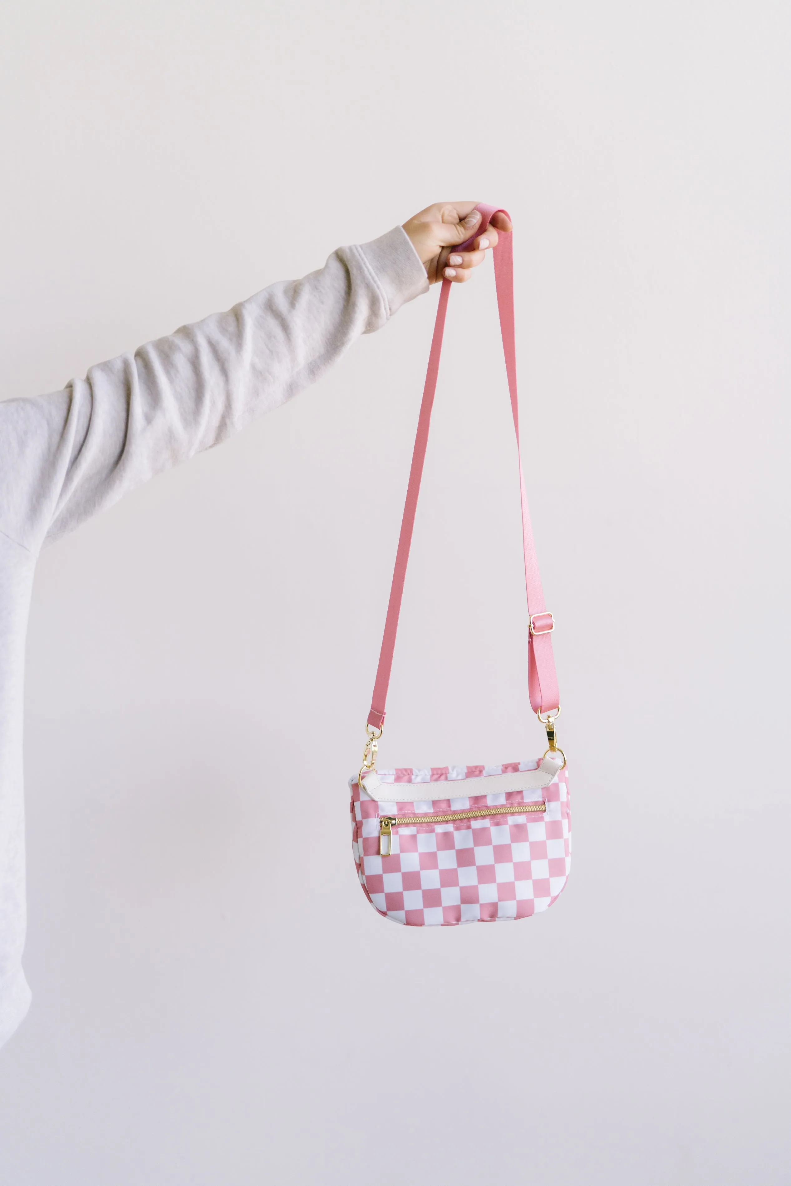 3-in-1 Everyday Bag - Pink Checkered