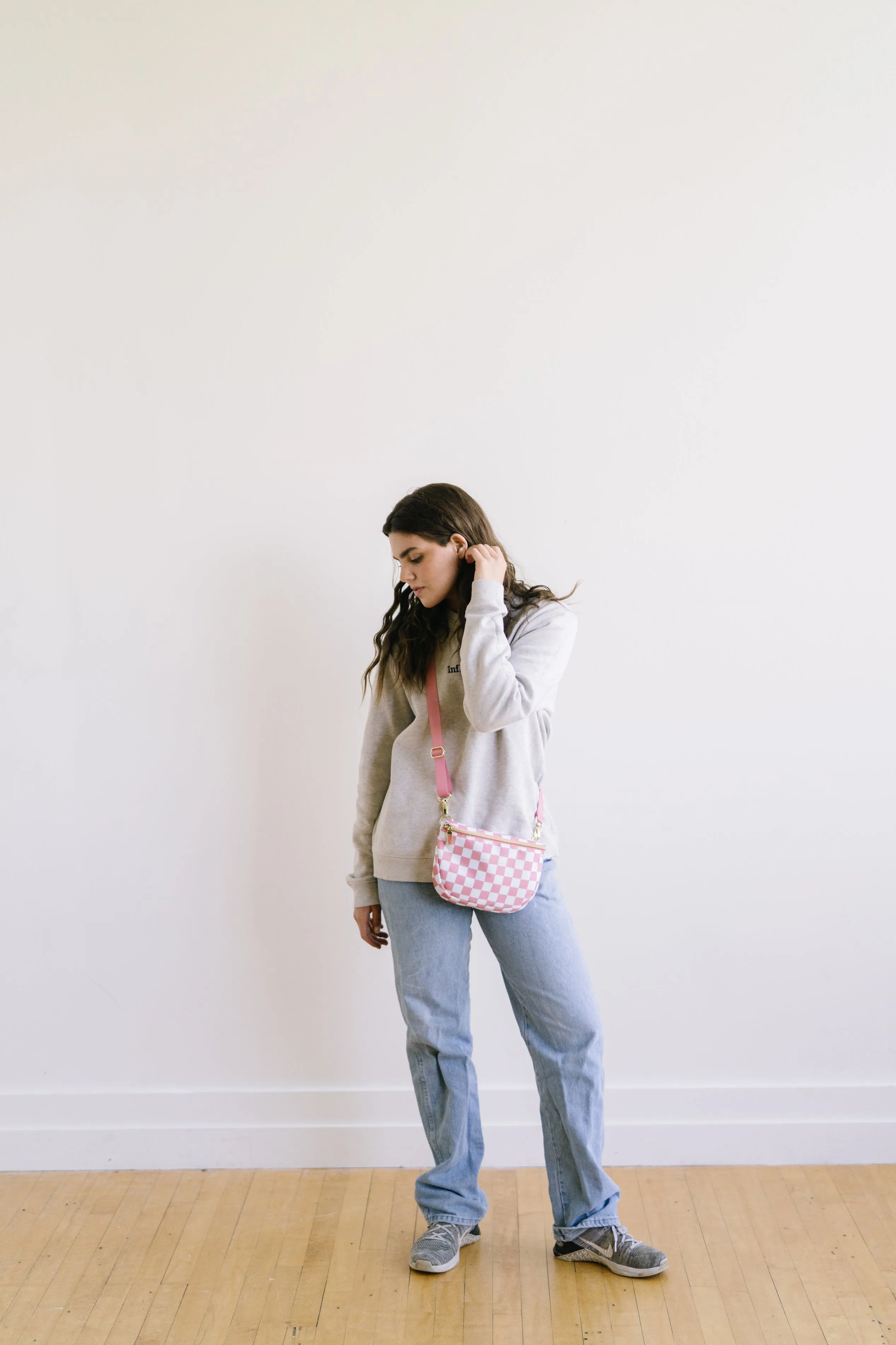 3-in-1 Everyday Bag - Pink Checkered