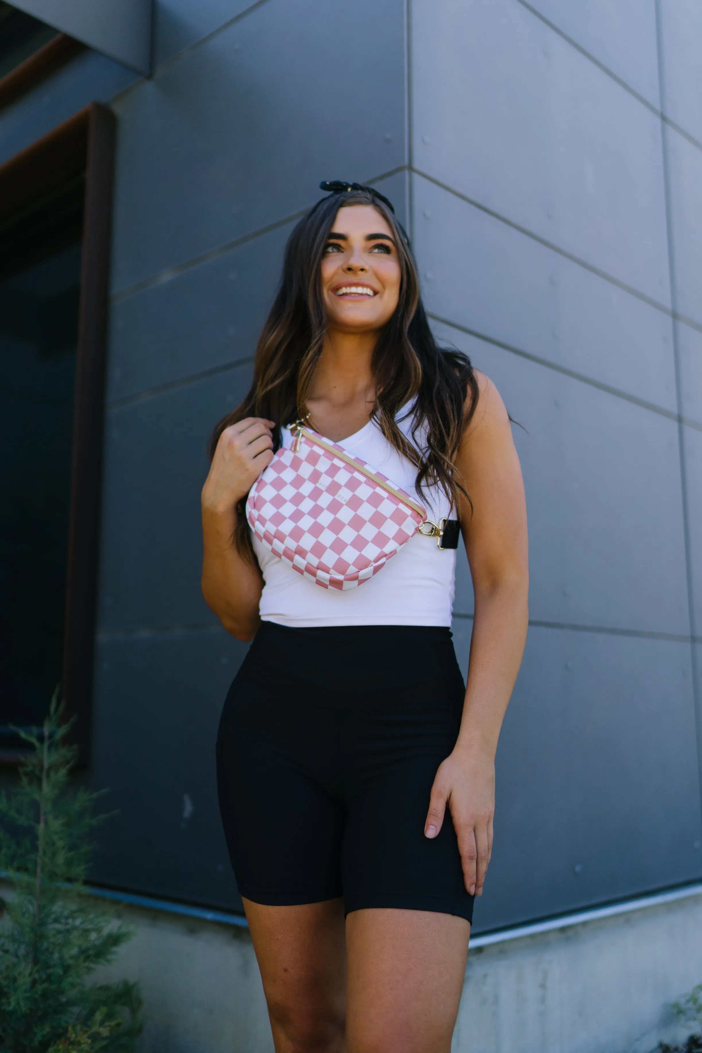 3-in-1 Everyday Bag - Pink Checkered