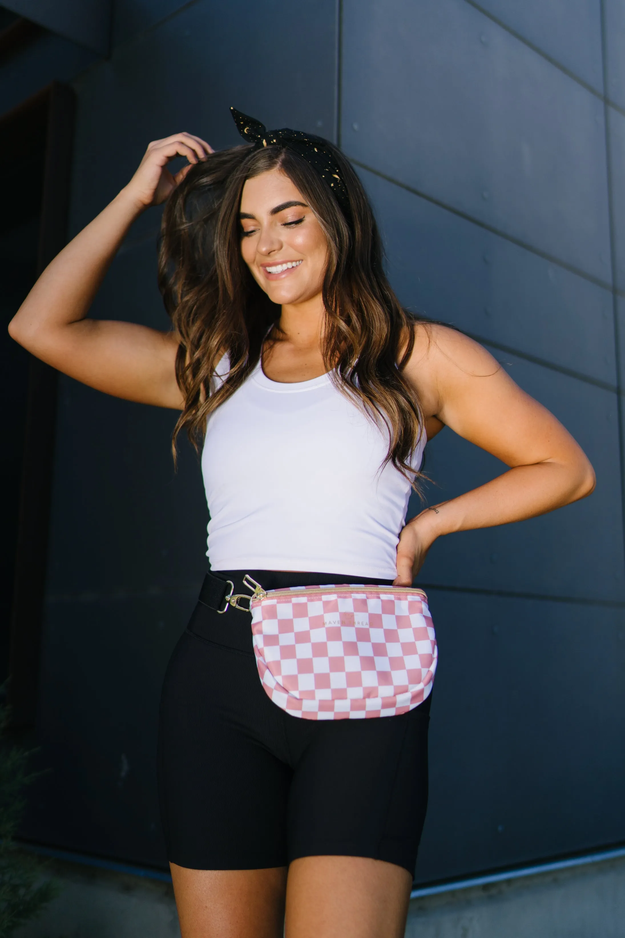 3-in-1 Everyday Bag - Pink Checkered