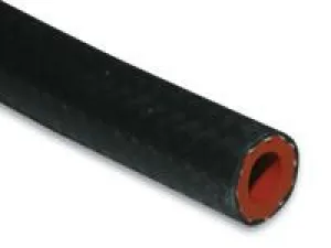 3/4" (19mm) ID x 20 ft long Silicone Heater Hose Gloss Black by Vibrant Performance