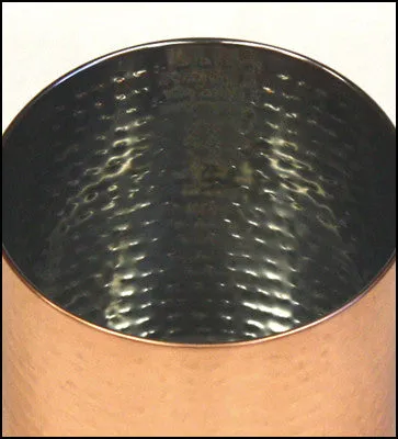 4 Piece Premium Stainless Steel w/ Hammered Copper Plated Exterior Canister Set by ZUCCOR