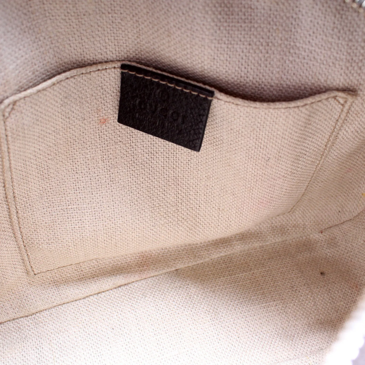 412008 GG Canvas Bee Camera Bag