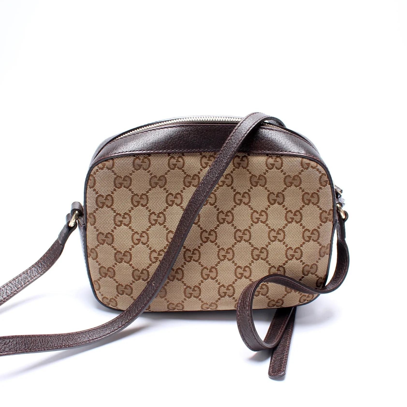 412008 GG Canvas Bee Camera Bag
