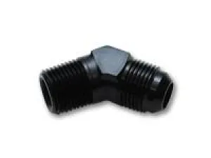 45 Degree Adapter Fitting (AN to NPT); Size: -16 AN x 1" NPT by Vibrant Performance