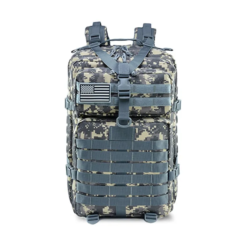 50L Capacity Waterproof Tactical Backpack