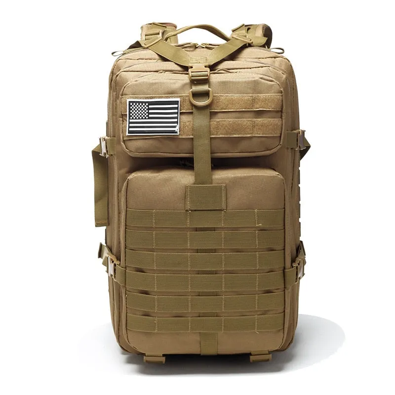 50L Capacity Waterproof Tactical Backpack