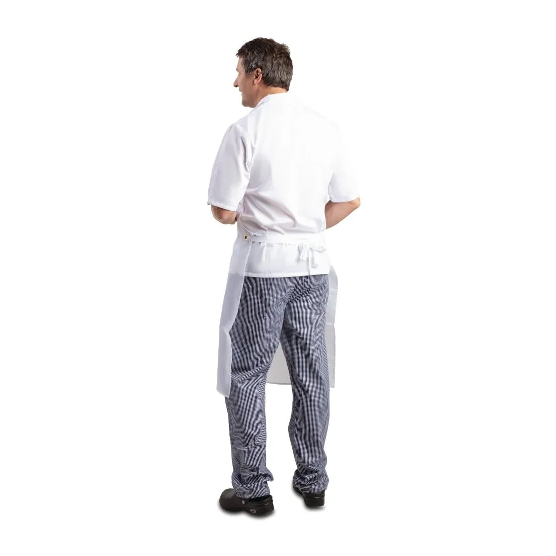 A897 Whites Water Resistant Bib Apron White