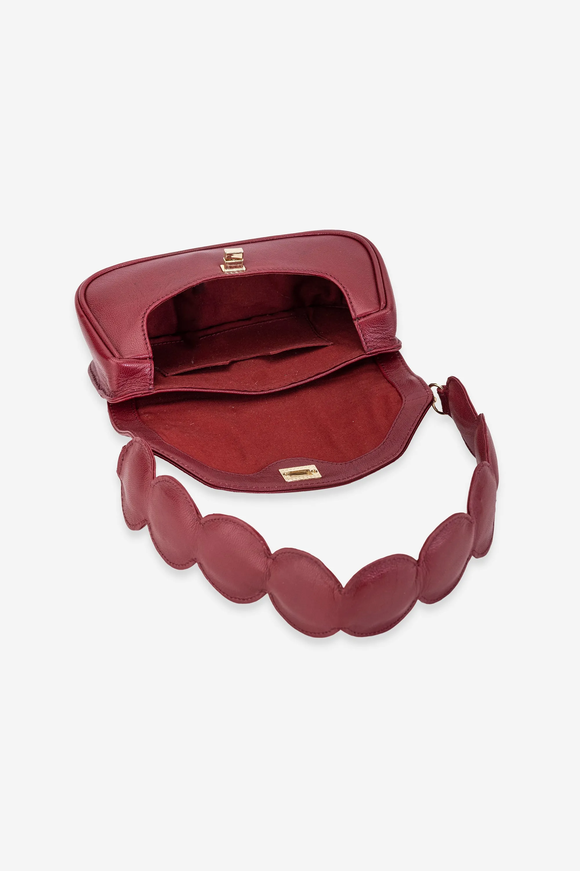 Abelardo Sybil Red Shoulder Bag