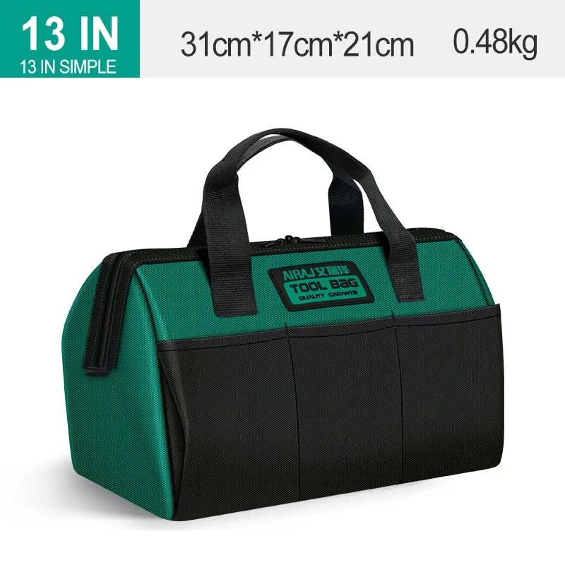 AIRAJ New Electrician Tool Bag with Reflective Strip Oxford Cloth Wear-resistant Multi-Pocket Waterproof Storage Hand bag