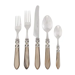 Aladdin Antique Taupe Five-Piece Place Setting
