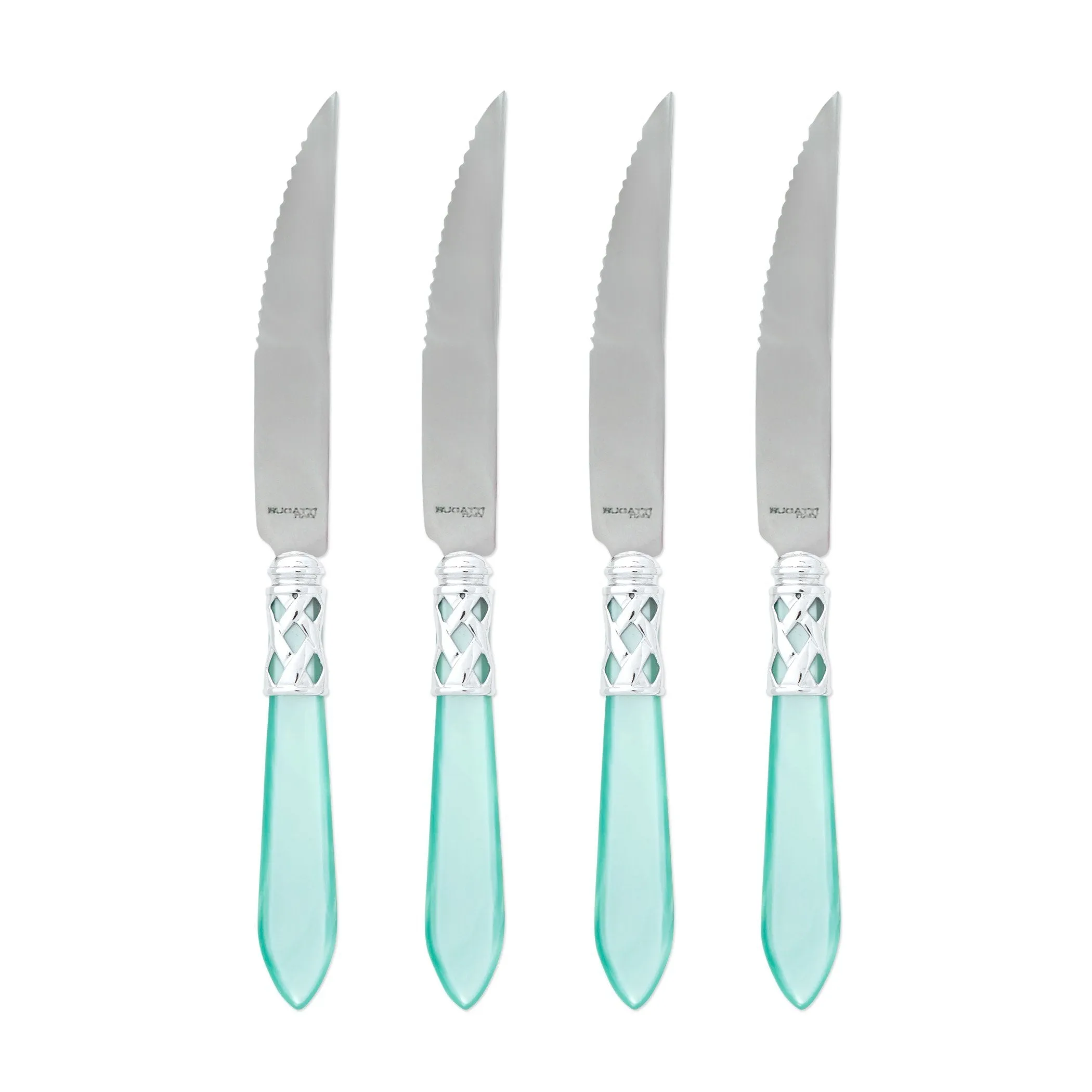 Aladdin Brilliant Aqua Steak Knives (Set of 4)