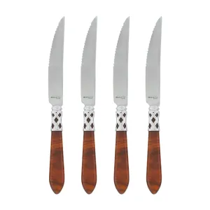 Aladdin Brilliant Tortoiseshell Steak Knives (Set of 4)