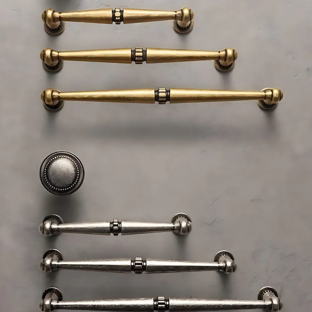 ALLES / Antique Brass & Silver Handles