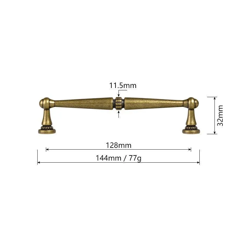 ALLES / Antique Brass & Silver Handles