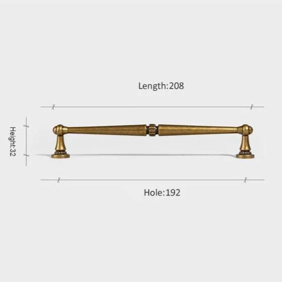 ALLES / Antique Brass & Silver Handles