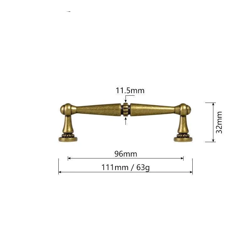 ALLES / Antique Brass & Silver Handles