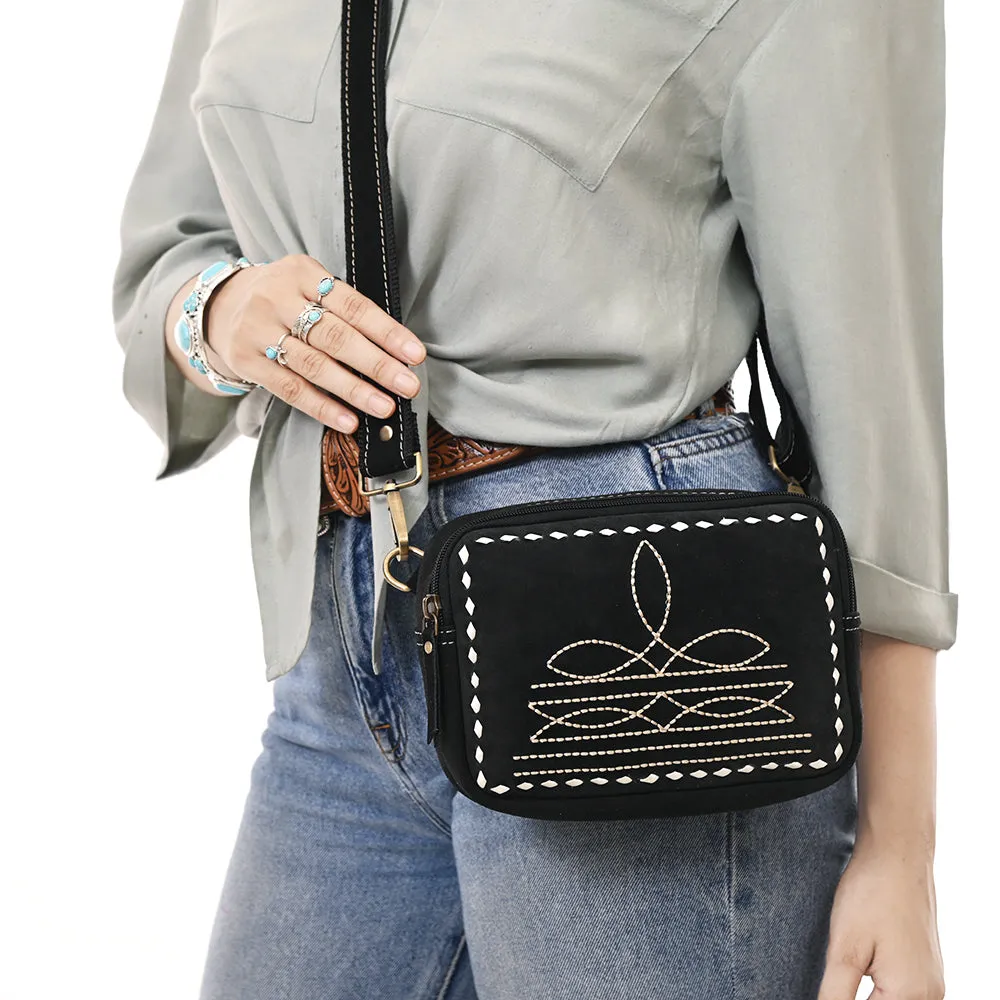 American Darling Suede Genuine Leather Camera bag