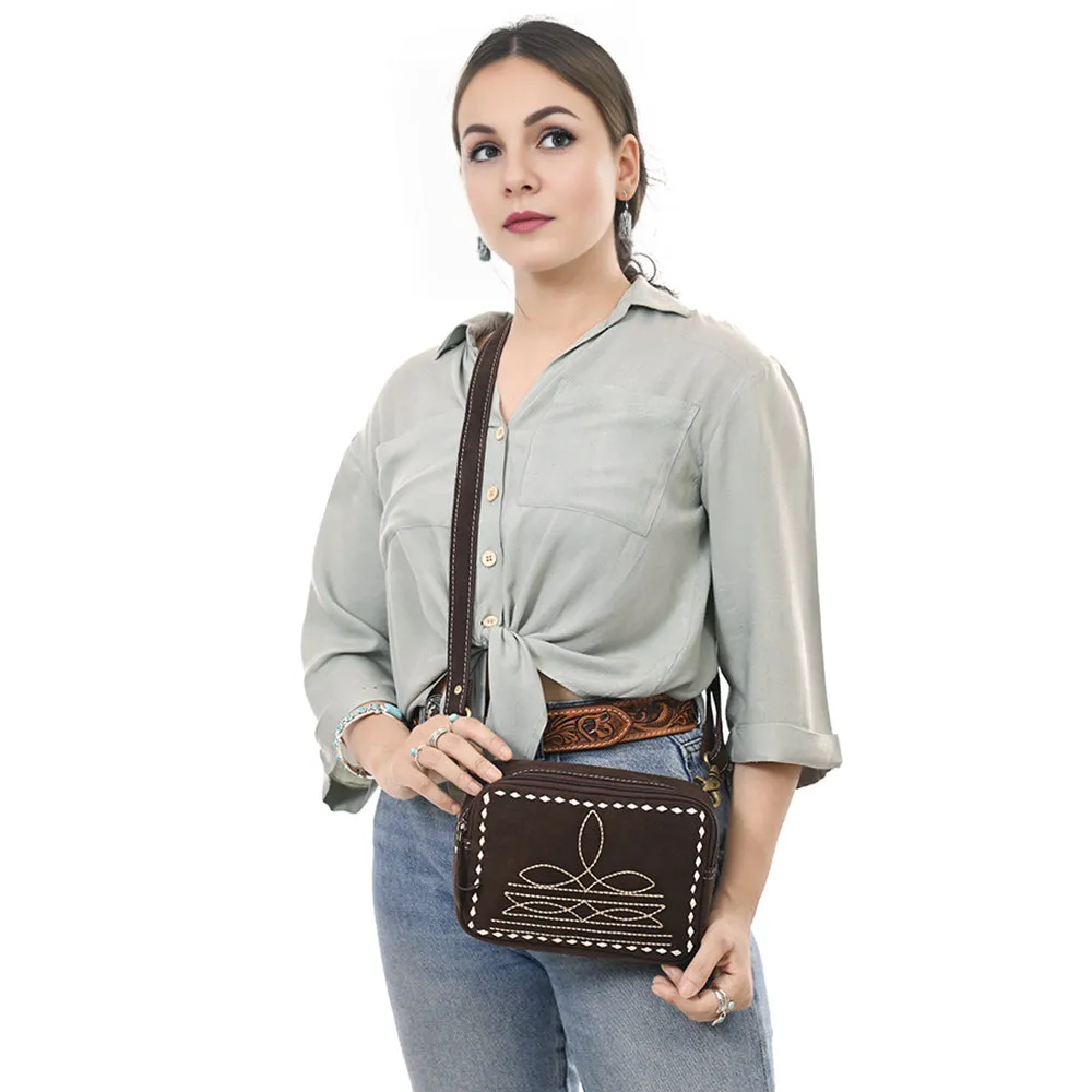 American Darling Suede Genuine Leather Camera bag