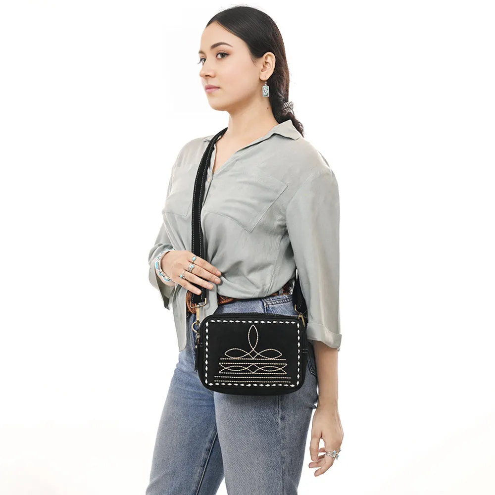 American Darling Suede Genuine Leather Camera bag
