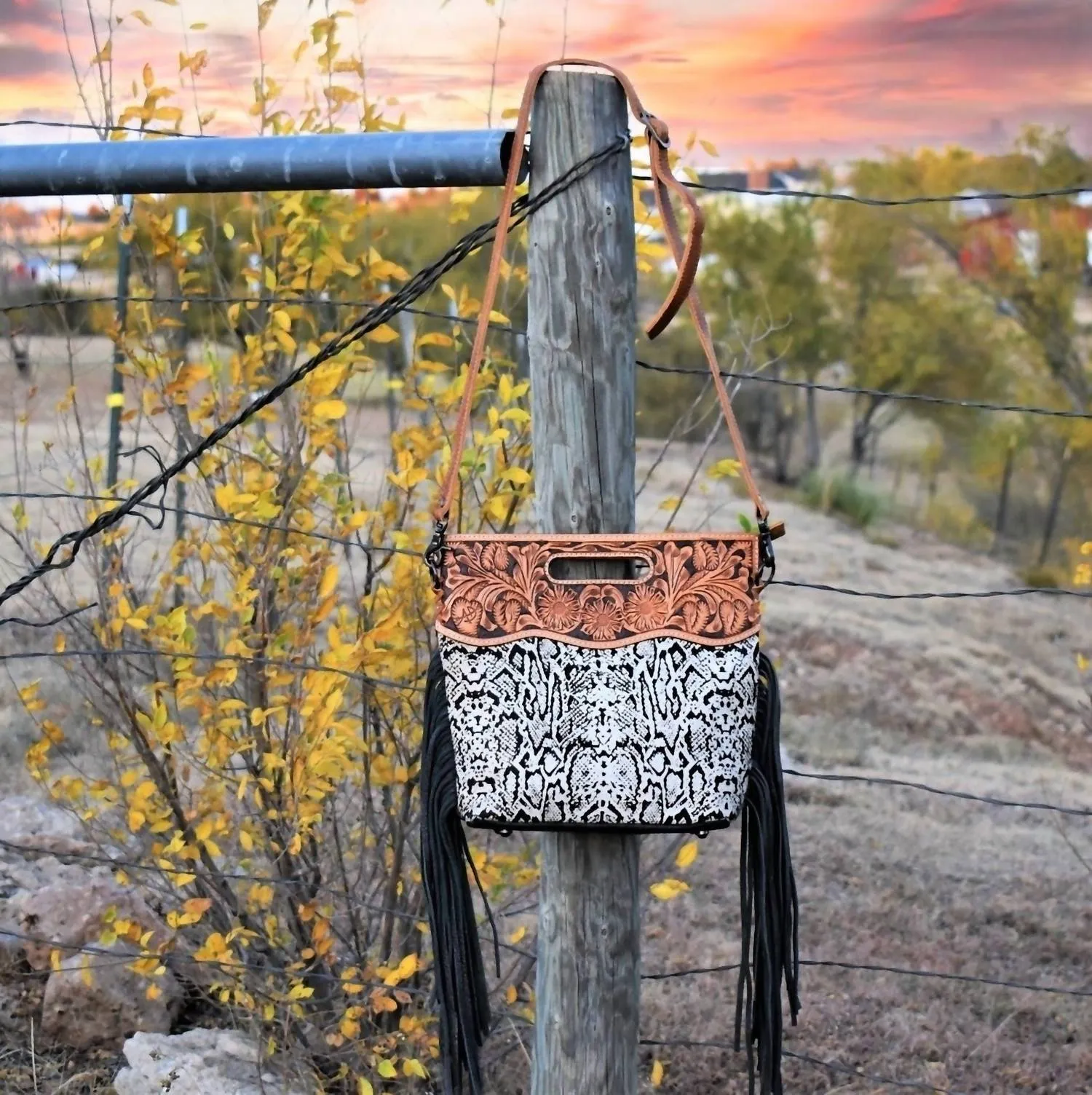 American Darling - Women's American Python Crossbody Bag