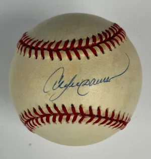 Andre Dawson Signed Baseball Rawlings Coleman NL (JSA NN58618)