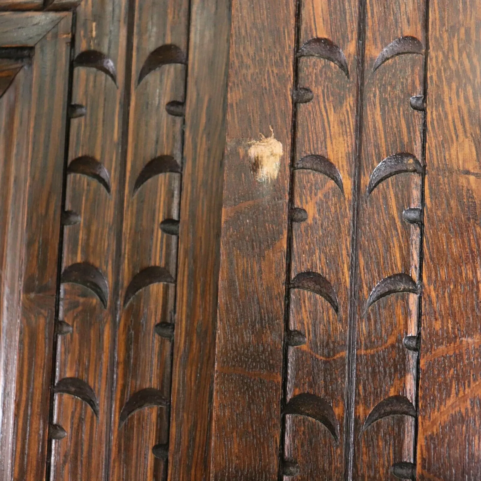 Antique Armoire Breton, Triple Door French Breton Style Oak Armoire, Beautiful!!