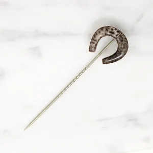 Antique Marble Horseshoe Stick Pin