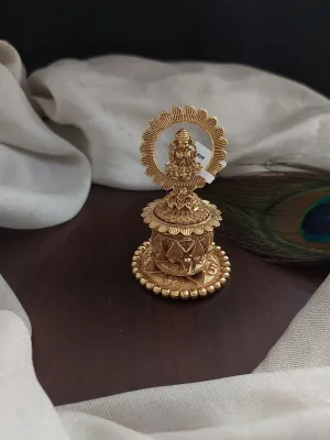 Antique Sindhoor Dabi with Lakshmi Ji Design