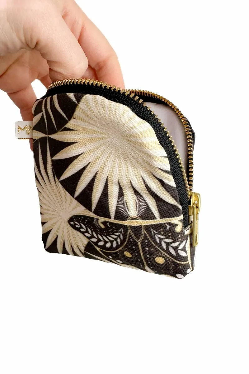 Art Deco Moth Mini Travel Pouch