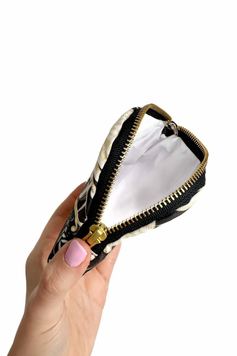 Art Deco Moth Mini Travel Pouch