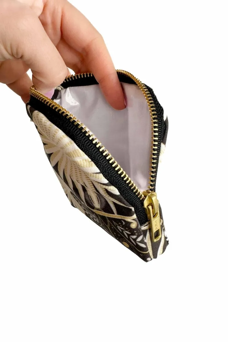 Art Deco Moth Mini Travel Pouch