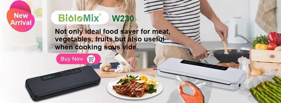 Automatic Food Vacuum Sealer With Vacuum Bags