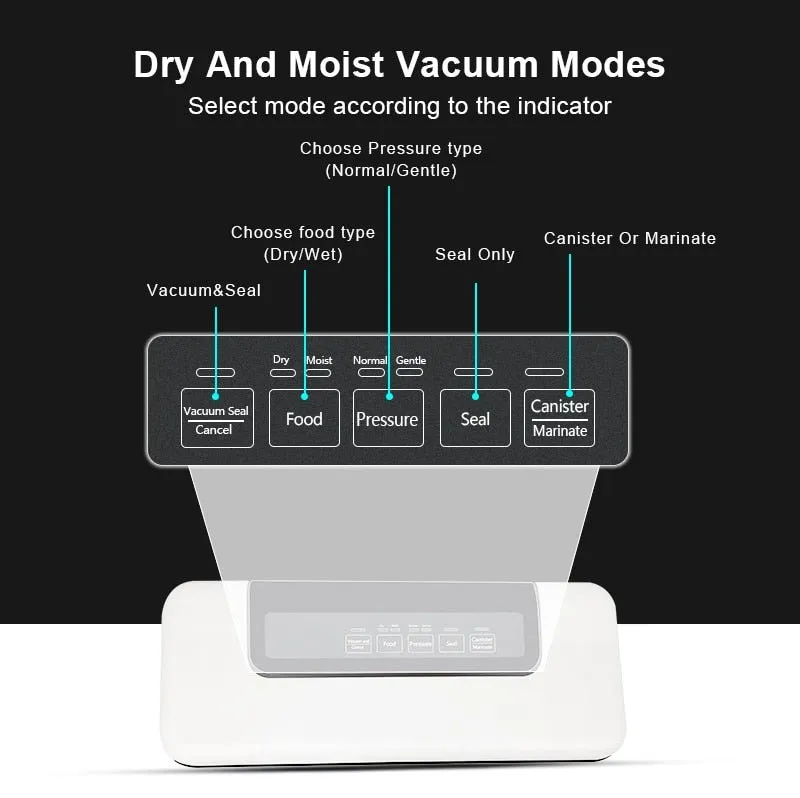 Automatic Food Vacuum Sealer With Vacuum Bags