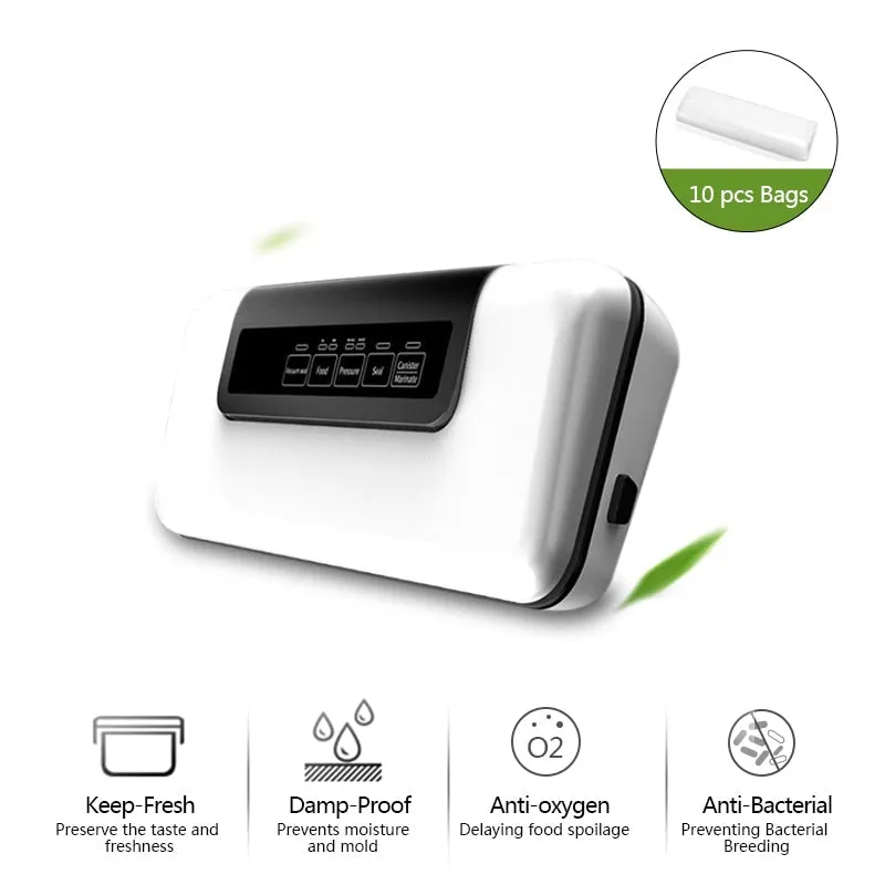 Automatic Food Vacuum Sealer With Vacuum Bags