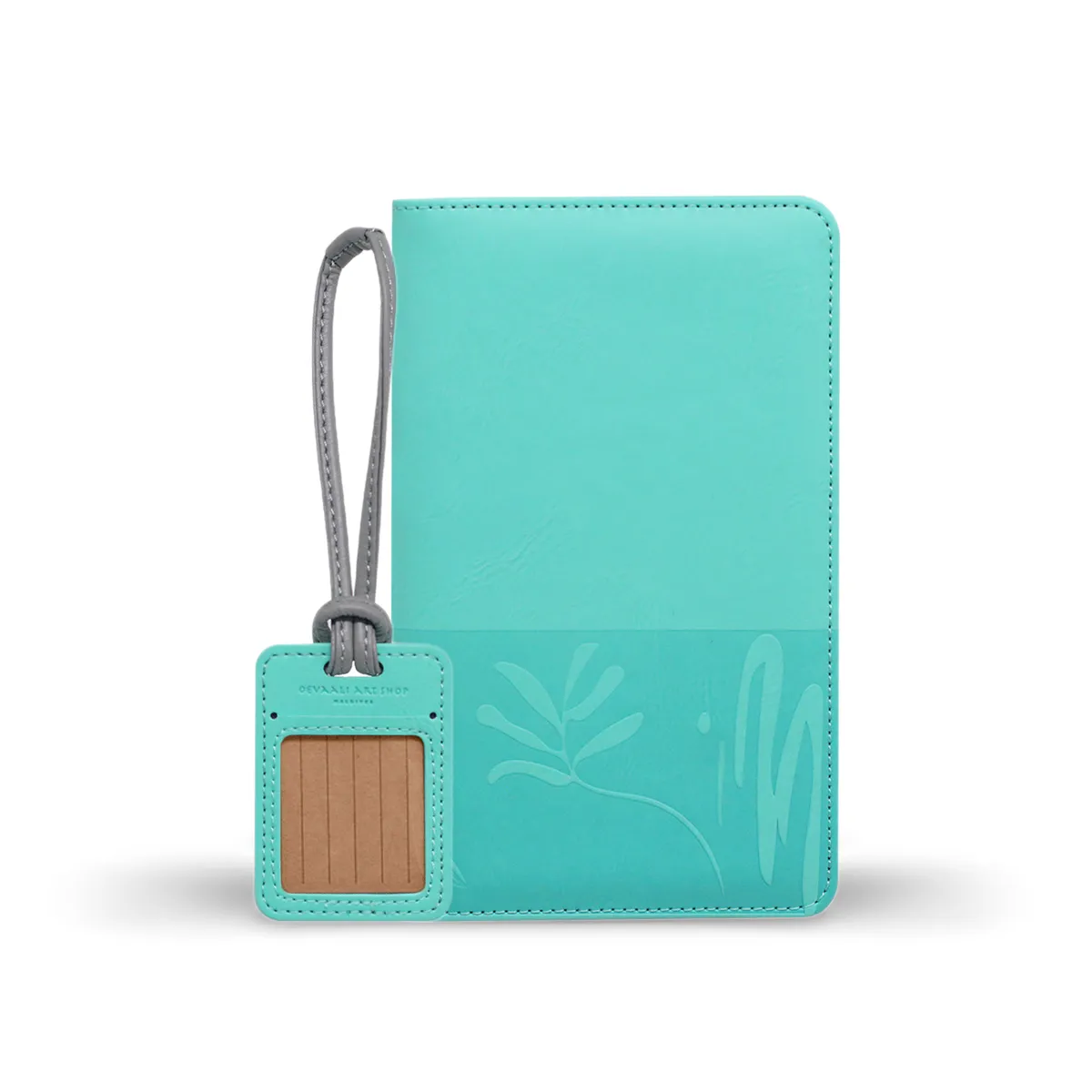 Bag Tag (Teal/Grey)