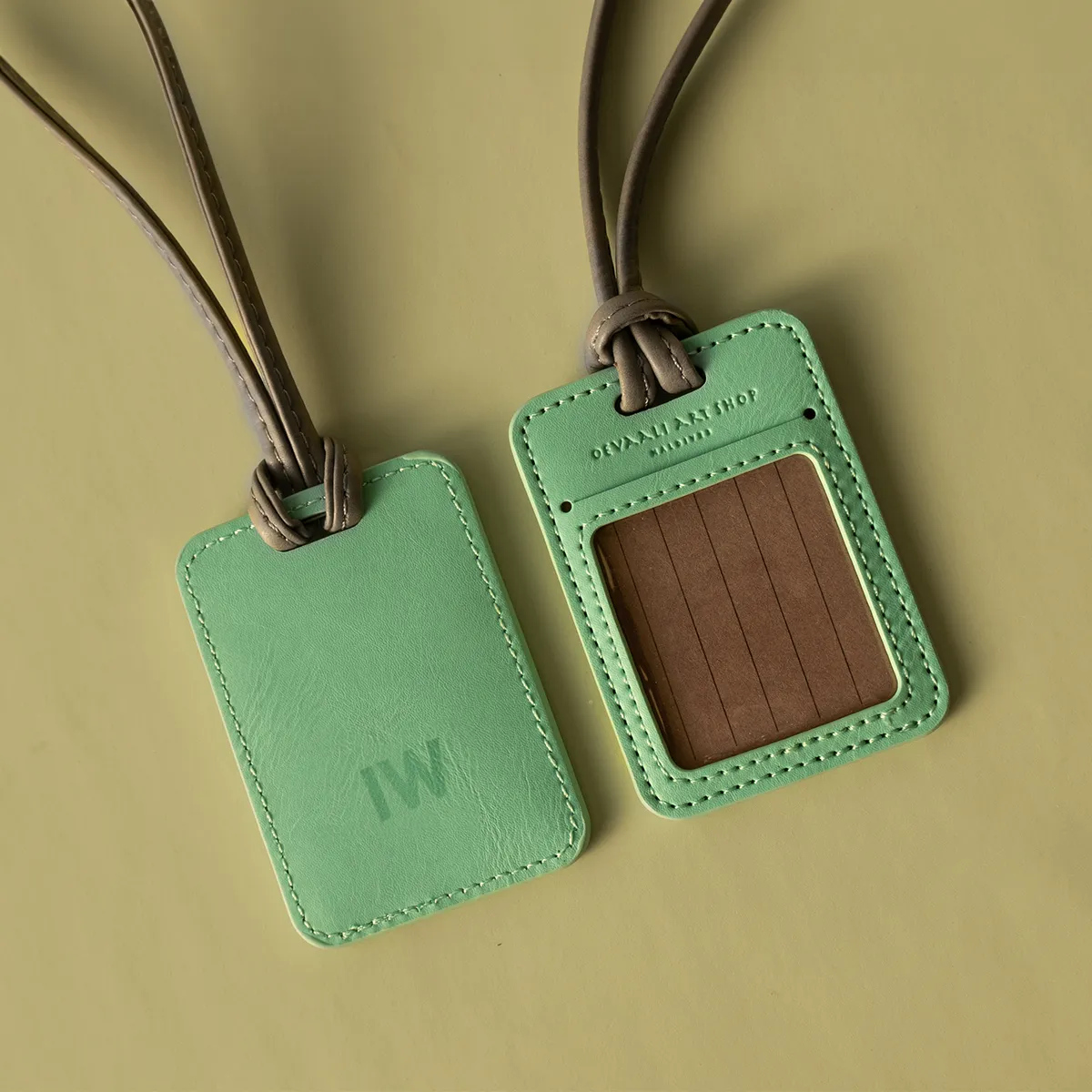 Bag Tag (Teal/Grey)