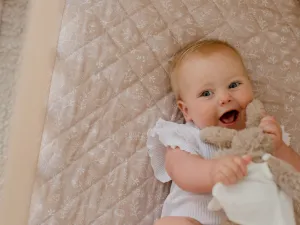 Bambella Designs 2-in-1 Waterproof Cot Sheet & Mattress Protector | Bee Kind