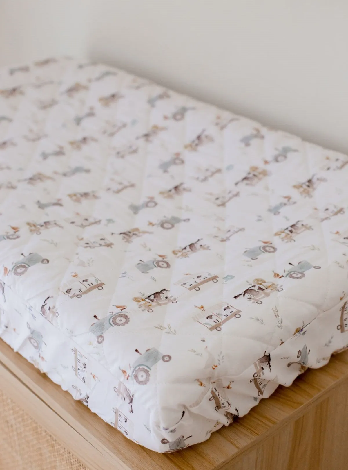 Bambella Designs Waterproof Bassinet Sheet/Change Mat Cover | Oakwood Farm