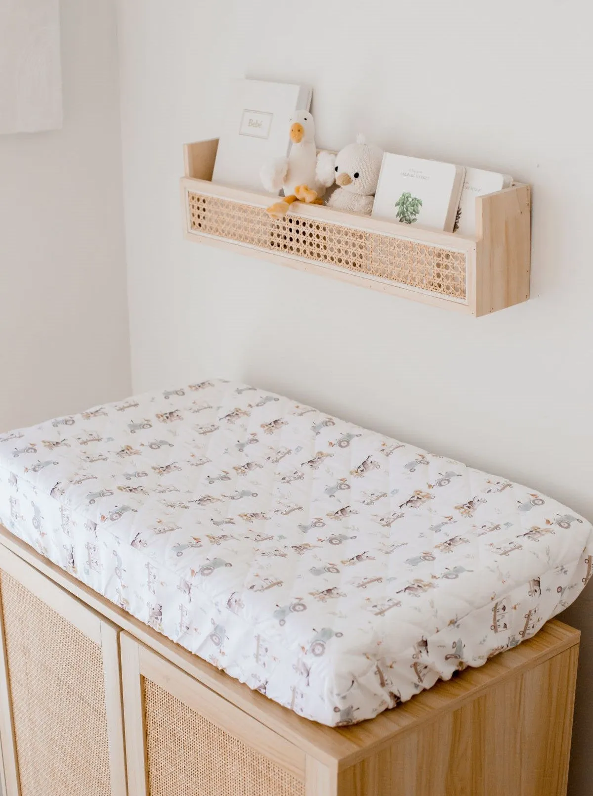 Bambella Designs Waterproof Bassinet Sheet/Change Mat Cover | Oakwood Farm