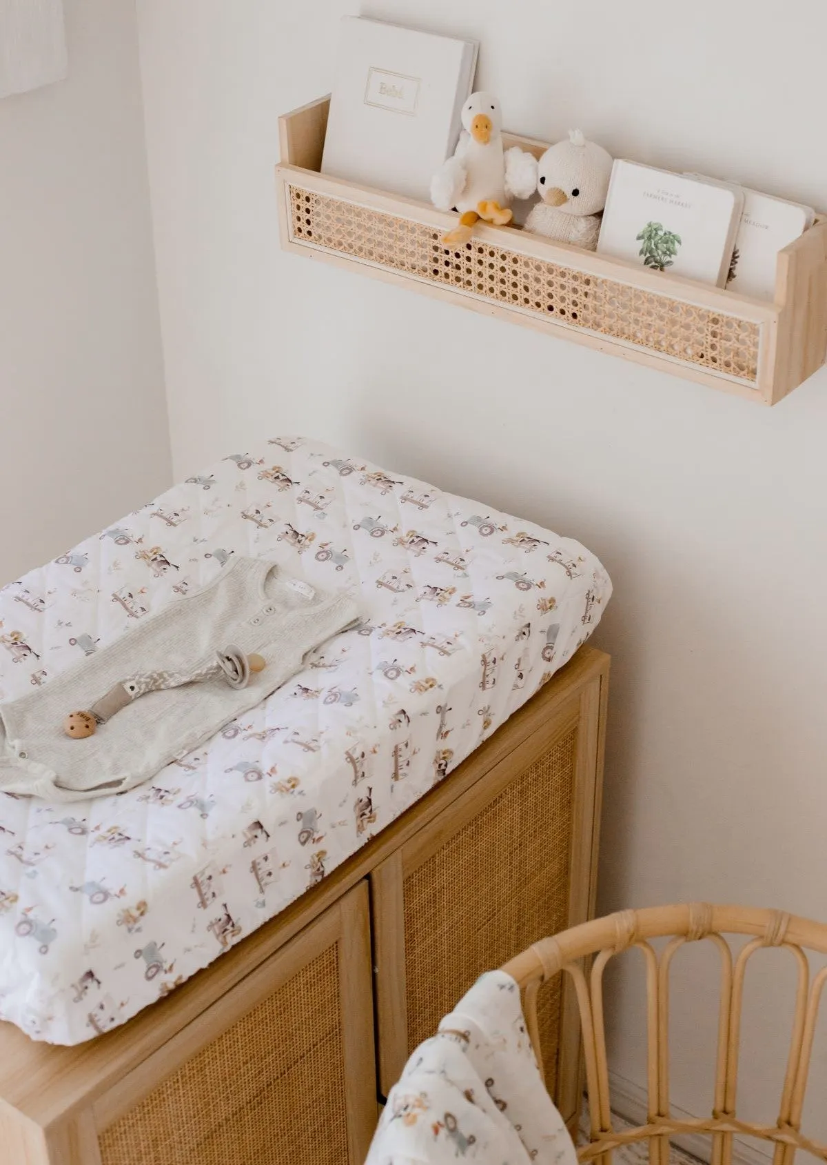 Bambella Designs Waterproof Bassinet Sheet/Change Mat Cover | Oakwood Farm