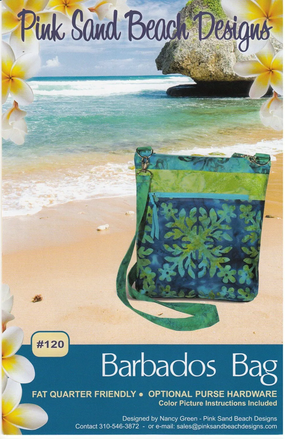 Barbados Bag by Sewing Patterns by Pink Sand Beach (Printed Paper Pattern)