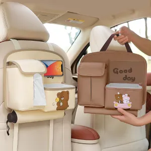 Beary 'n' Ride Car Bag™ | 1 1 Free | Leather organizer  | Keep Kids Smiling on the Go ⭐⭐⭐⭐⭐