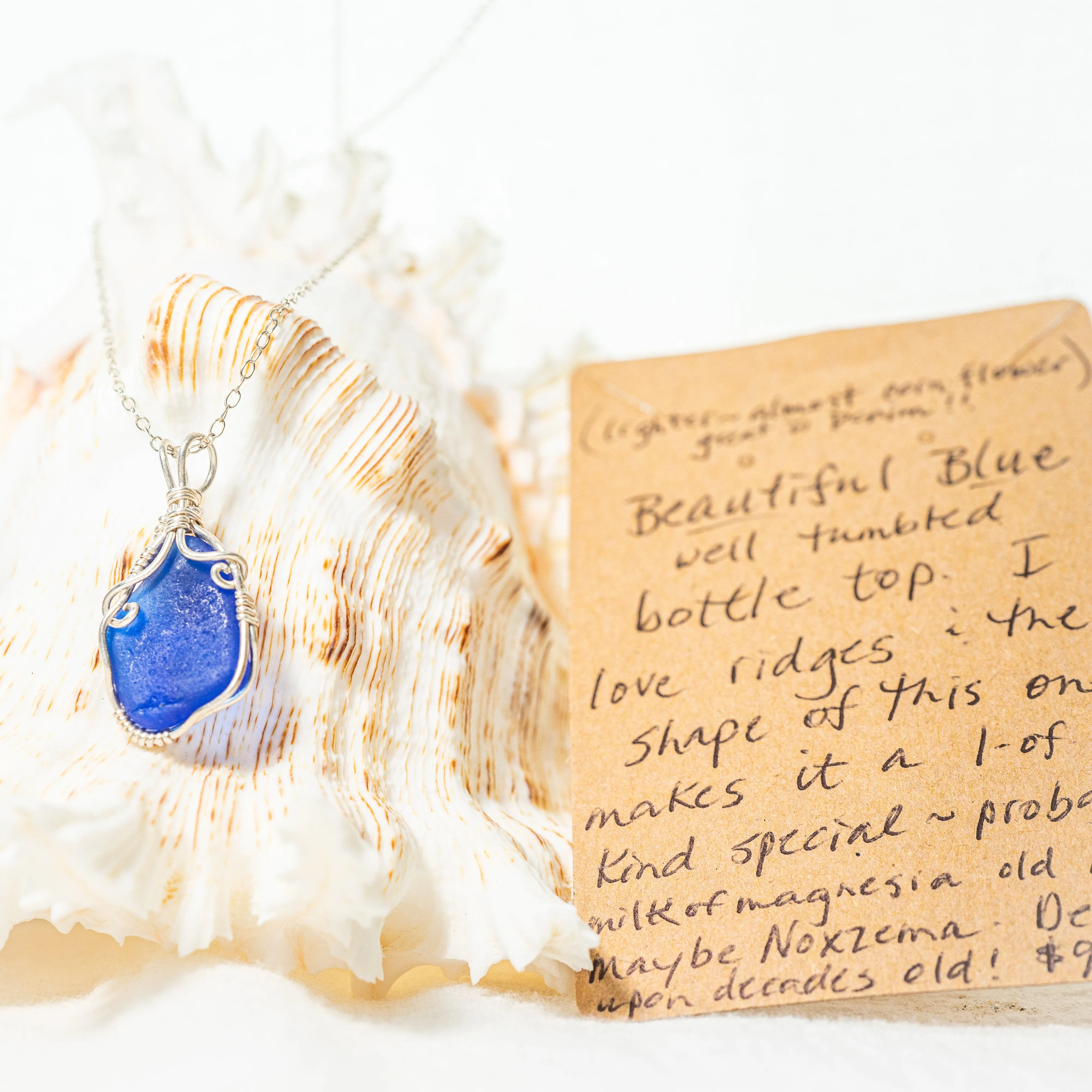 Beautiful Blue Bottle Top